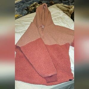 VS PINK NWOT Oversized Fleece Pullover Hoodie pink